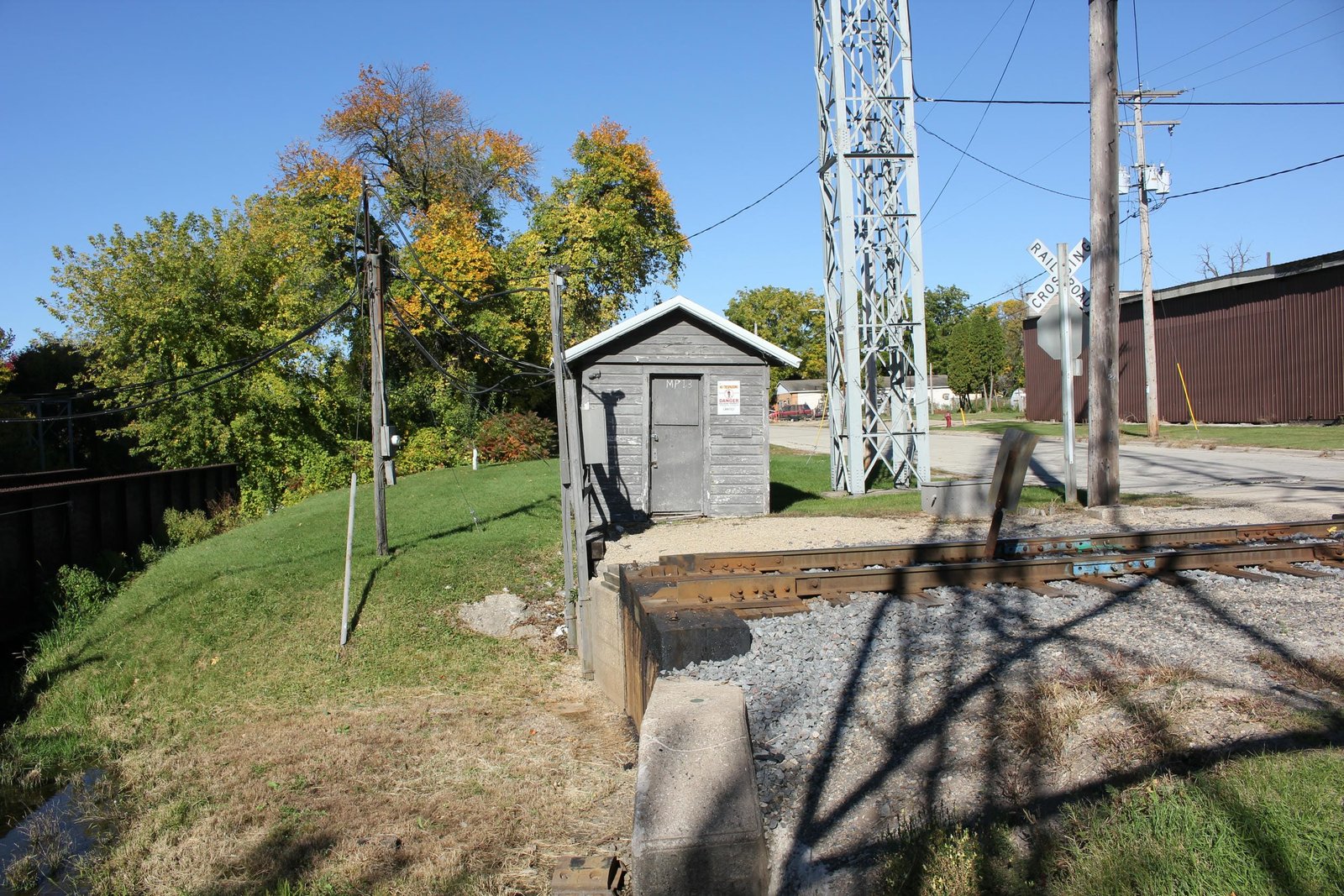 Machinery house and north end